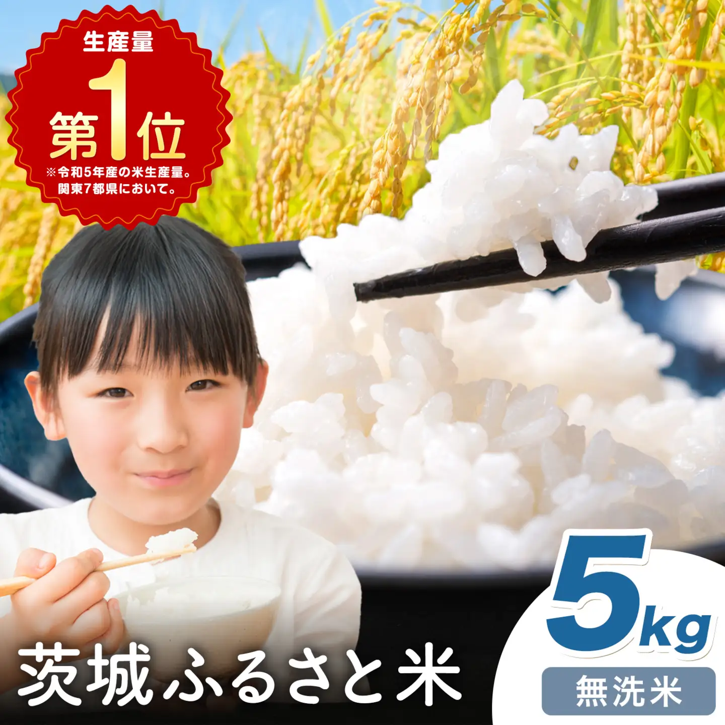 米 茨城 ふるさと米 無洗米 5kg《7-14日以内に出荷予定(土日祝除く)》