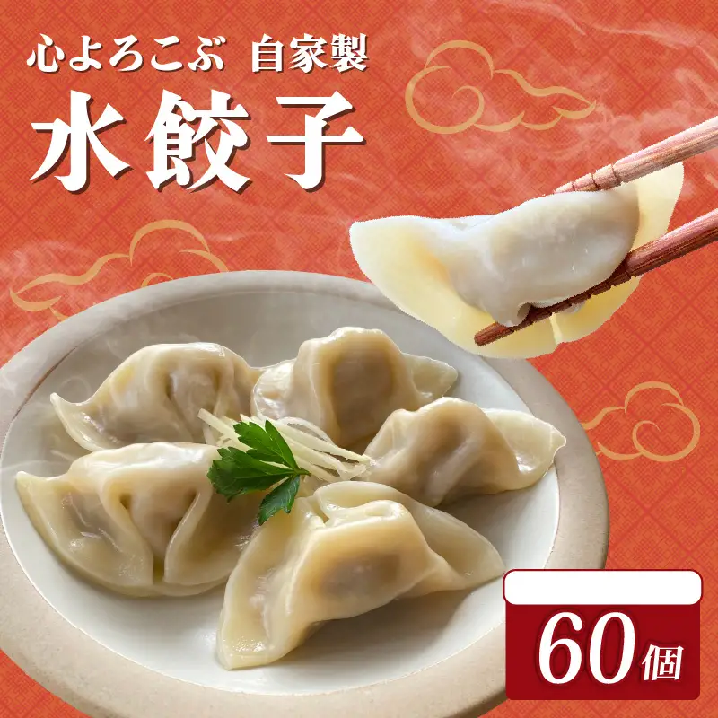 水餃子 自家製水餃子 60個（10個入り×6袋）餃子 冷凍餃子 冷凍ギョーザ ギョーザ 冷凍ぎょうざ 中華 ギョウザ ぎょうざ 点心 スイギョウザ 中華料理 ラーメンやんぐ 静岡県 三島市