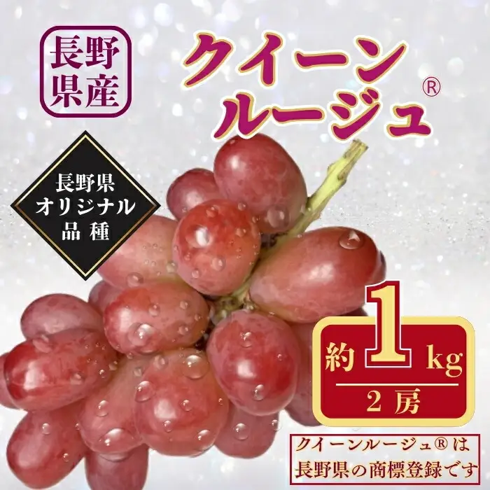 【2026年先行予約】クイーンルージュ® 約1kg|クイーンルージュ ぶどう