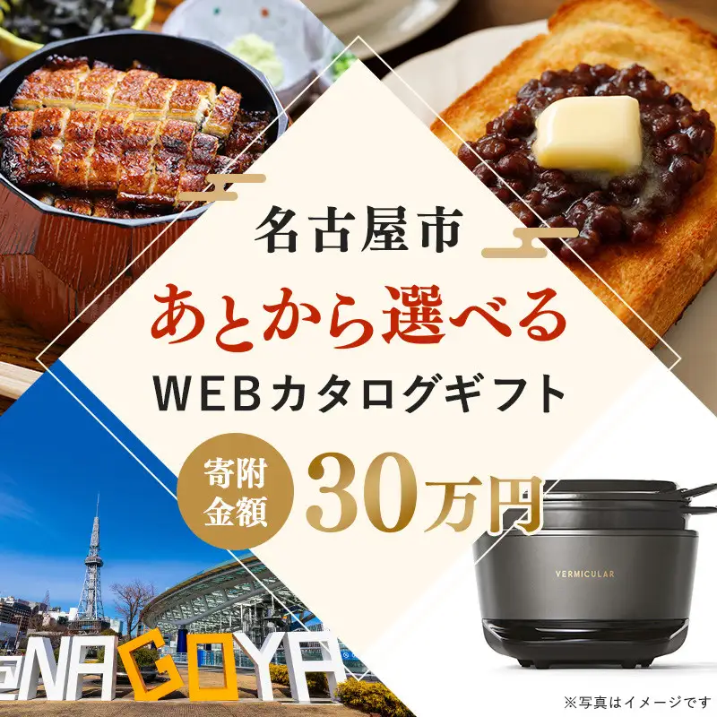 あとから選べるWEBカタログギフト（寄附30万円コース）90000ポイント名古屋市
