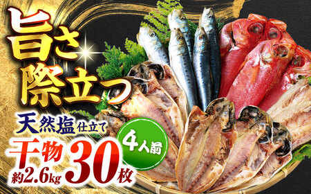 干物詰め合わせ4種 4人前分 干物セット【石川水産】[AKCX012]