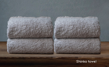 【TVで紹介！】おぅ！え～やん バスタオル（グレー）4枚