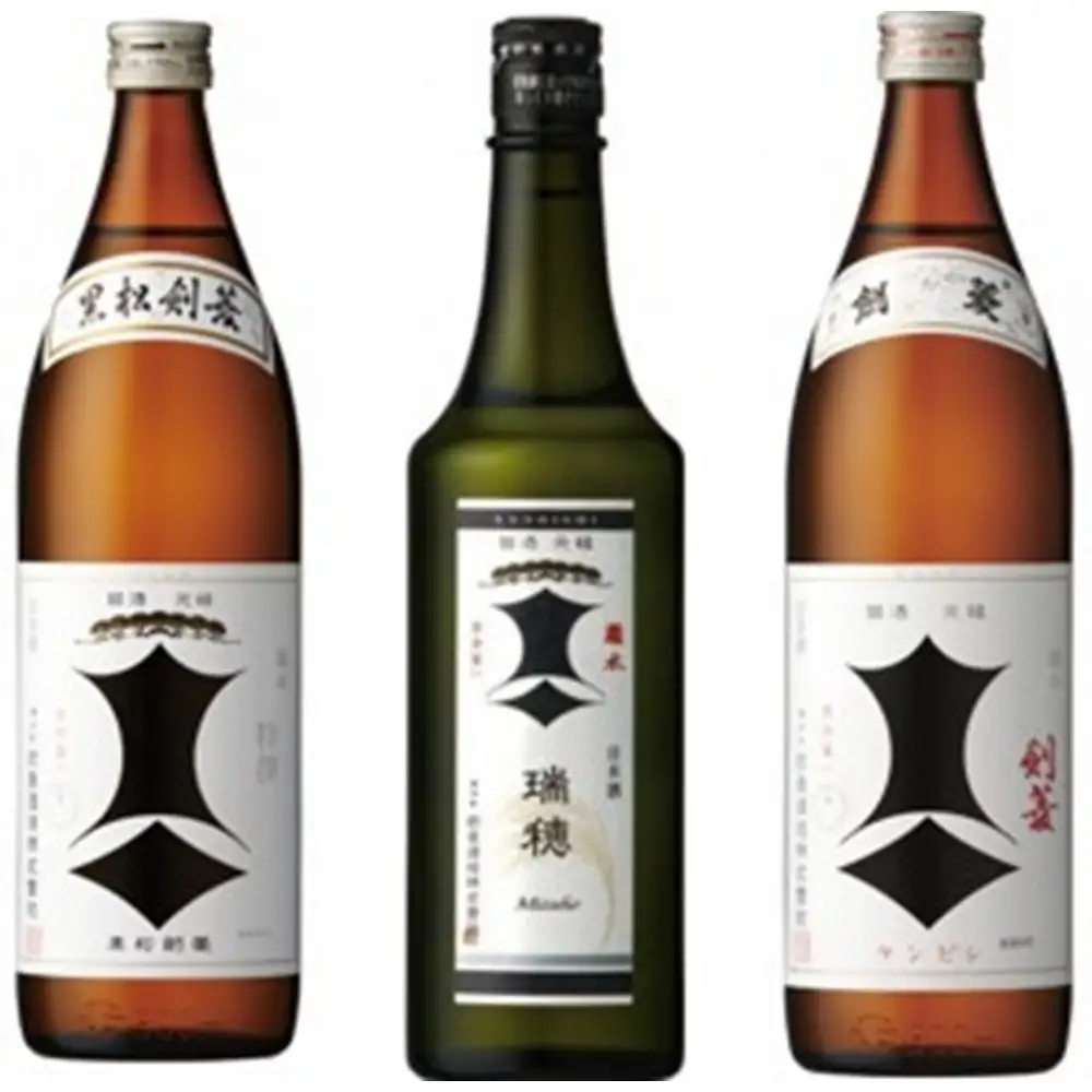 【剣菱飲み比べセット】瑞穂 黒松剣菱 720ml瓶・黒松剣菱 900ml瓶・ 剣菱 900ml瓶