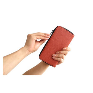 「千菱」 ラウンド長財布 /ブラウン M024