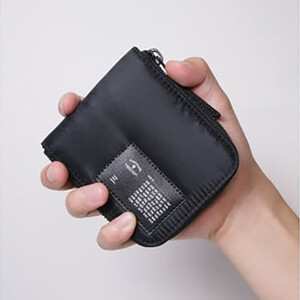 折財布 / MA-1 ブラック F023