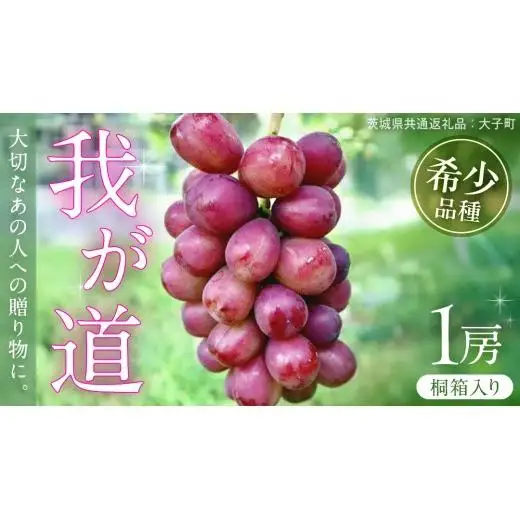 【桐箱入り】 我が道 １房【2026年9月上旬発送開始】(茨城県共通返礼品：大子町)