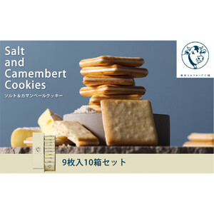 【東京ミルクチーズ工場】ソルト&カマンベールクッキー9枚入10箱セット
