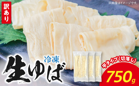 冷凍 生ゆば750ｇ（切落し）平タイプ AG-0003