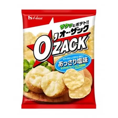 栃木県佐野市　ハウス食品　オーザック　あっさり塩味　55g×12袋【1613884】