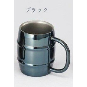 ORORU樽型マグカップ 380ml ブラック