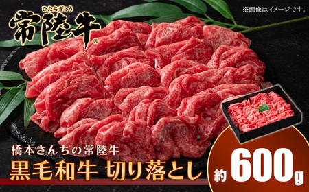 黒毛和牛 切り落とし 600g 橋本さんちの常陸牛【トキワフーズ】653