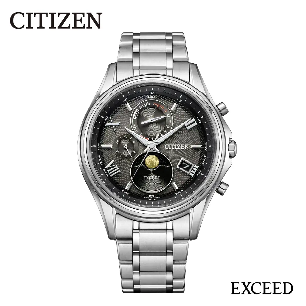 【CITIZEN】EXDBY1020-61E EXCEED エクシード 腕時計 時計 ウォッチ シチズン エコドライブ パーフェックス ワールドタイム メンズ ムーンフェイズ プレゼント 贈り物 ギフト メーカー保証 送料無料 新潟県 妙高市