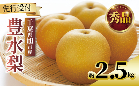 【2026年発送】豊水 梨 5～8玉 約2.5 s