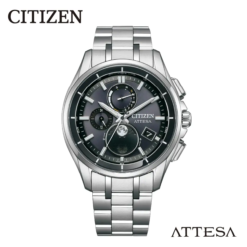 【CITIZEN】アテッサBY1001-66E シチズン 腕時計 メンズ 光発電 エコ・ドライブ 防水 ムーンフェイズ メーカー保証 新潟県 妙高市