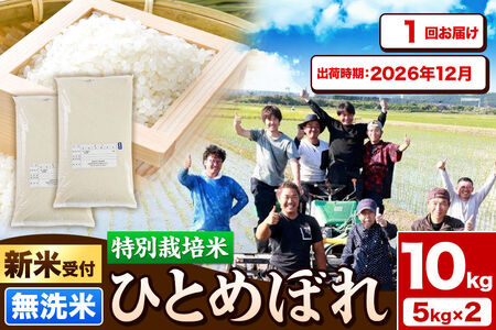 《新米予約》令和8年産【無洗米】特別栽培米 ひとめぼれ 10kg（5kg×2袋）秋田県産【2026年12月出荷】 [ひとめぼれ 米 お米 白米 精米 無洗米 特別栽培米 ブランド米 食卓 秋田県産 秋田県 由利本荘市]