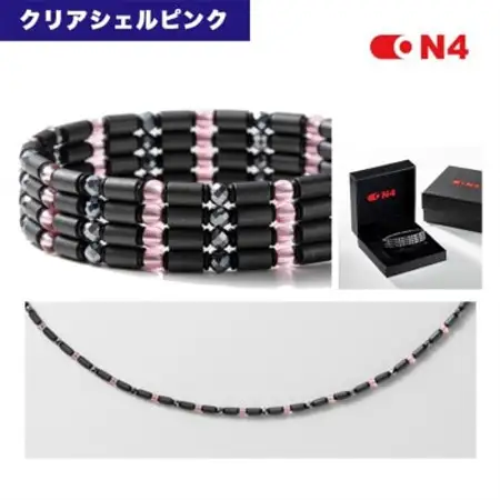 ON4　オンフォー TYPE-C クリアシェルピンク　タイリッシュゴルフ磁気ネックレス 管理医療機器【配送不可地域：沖縄県】【1655761】