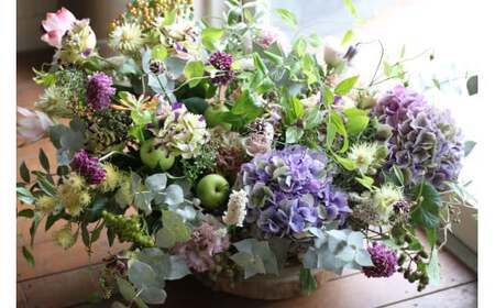 【定期便　全３回】フラワー アレンジメント　おまかせアレンジメント L