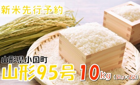 【令和８年産米 先行予約】山形95号10kg(5kg×2袋)　おぐにのこめ