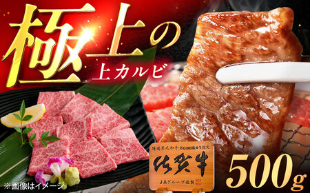 佐賀牛 上カルビ 焼肉 500g /MKミート武雄[UEM049] カルビ 焼肉