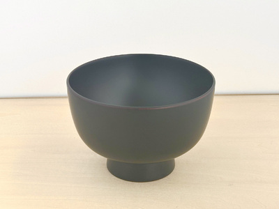 川連漆器 銀溜 鉄鉢椀 漆器 漆器 【(株)佐藤商事】[B4-5502]
