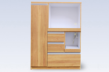 90レンジ台 クオーネ（NA）【諸富家具】：C139-004