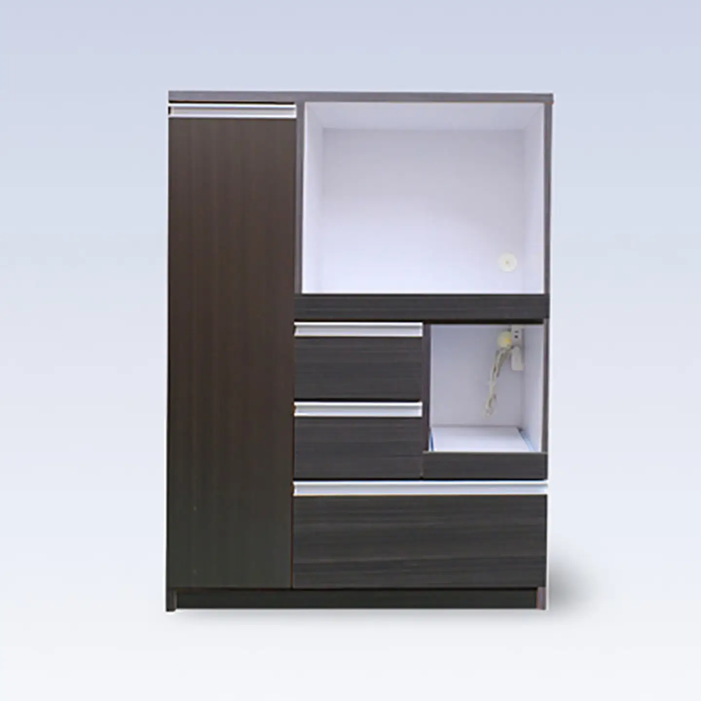 90レンジ台 クオーネ（DB）【諸富家具】：C139-005