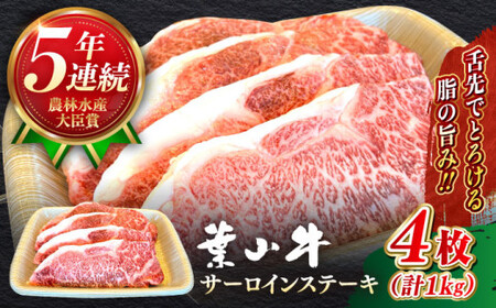 葉山牛 1kg　サーロインステーキ／ サーロイン  [ASBD018]