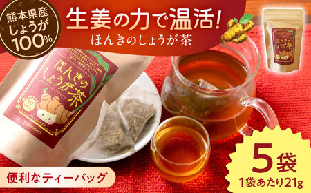 ほんきのしょうが茶 ５袋セットお茶[AYAD023]