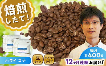 【全12回定期便】ハワイ・コナ　コーヒー豆　200g×2個(豆)  / コーヒー  ドリップ  豆 / Coffee SAKURA[BBAB029]