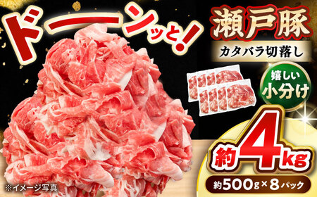 瀬戸豚 カタバラ切り落とし 4kg / 豚肉 切り落とし [BBBQ155]