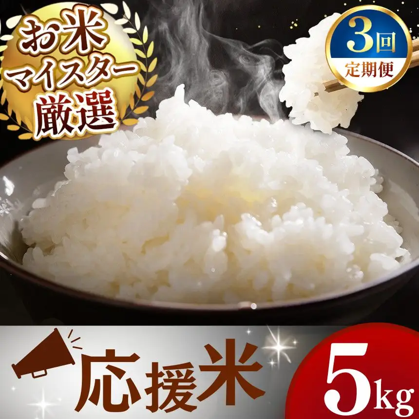 【定期便3回】令和7年産  熊本県産 応援米 白米 5kg こめ 米 訳あり 規格外