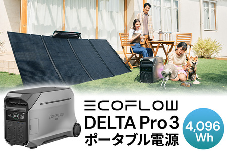 【26年5月中旬～発送】EcoFlow ポータブル電源（容量4,096Wh）DELTA Pro 3 エコフロー デルタプロ3