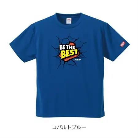 JTTA公認　卓球ユニフォーム【男女兼用(ドライ):Mサイズ】ビーザベスト　コバルトブルー【1659157】