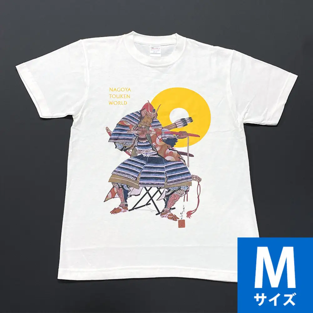 オリジナル【加藤清正Tシャツ】Mサイズ（ホワイト）／名古屋刀剣博物館
