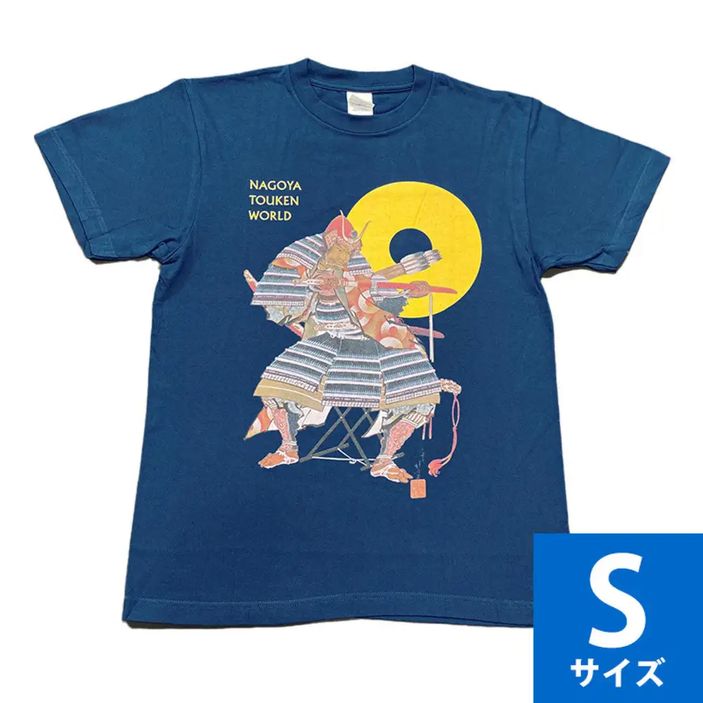オリジナル【加藤清正Tシャツ】Ｓサイズ（ネイビー）／名古屋刀剣博物館