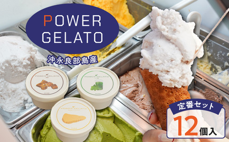POWER gELATO 沖永良部島産（ 定番 セット 12個入り ） W066-001-02 冷凍 スイーツ