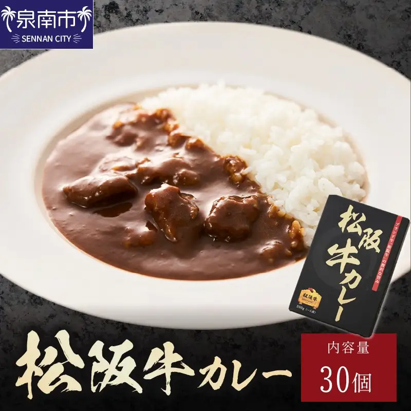 松阪牛カレー200g×30個セット【108A-001】