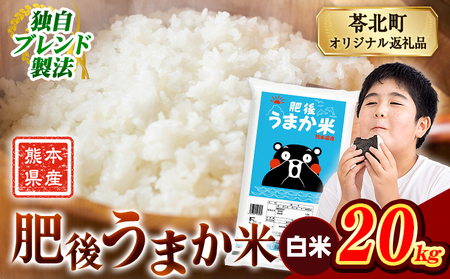 肥後うまか米 20kg 白米