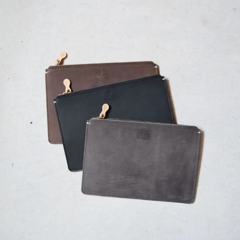 Teha’amana Square pouch S テハマナ スクエアポーチ S スモーク ブラウン