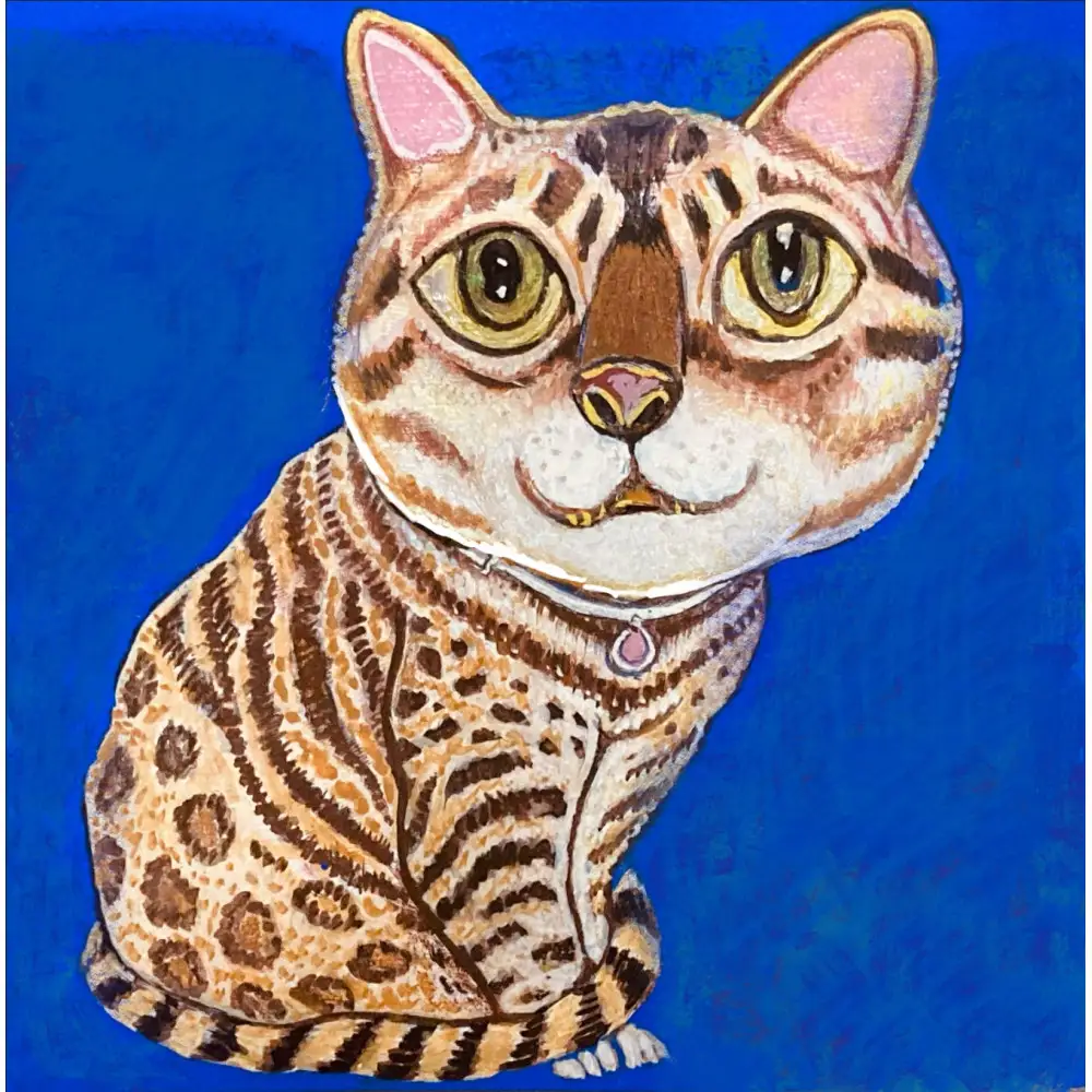 アーティストが描く愛しいペットのポートレート ドローイング