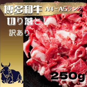 【訳あり】【A4〜A5ランク】博多和牛 切り落とし 250g