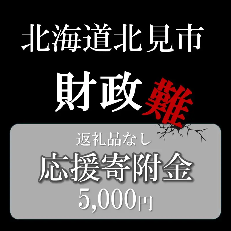 【返礼品なし】北海道北見市 応援寄附(5,000円分)【223-0003】