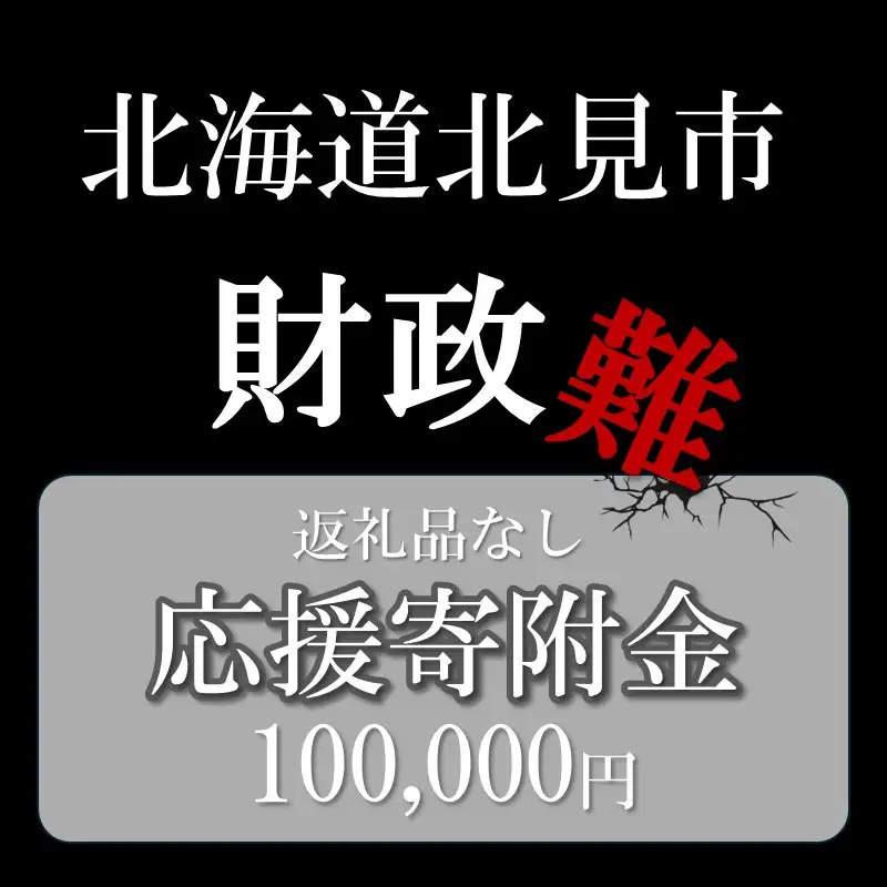 【返礼品なし】北海道北見市 応援寄附(100,000円分)【223-0006】
