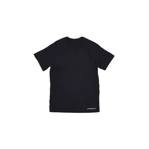 R×L（アールエル） メリノウール ウルトラライト ユニ Tシャツ（ユニセックス）ブラック Oサイズ