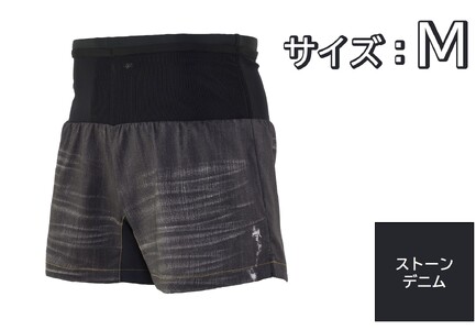 R×L（アールエル） WILD DRY DENIM V ランニングパンツ PM6ポケット ベリーショート（メンズ）ストーンデニム Mサイズ