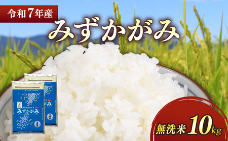 【無洗米】令和7年 彦根産 米 みずかがみ 10kg（5kg×2袋）
