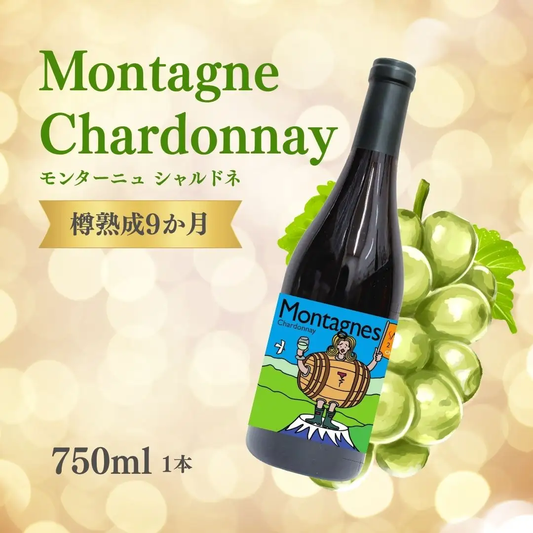 白ワイン＜モンターニュ シャルドネ＞ 750ml × 1本 ｜白ワイン