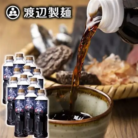 渡辺製麺 信州わたなべのそばつゆ 500ml×12本 2倍濃縮 常温 信州八ヶ岳よりお届け【1662823】