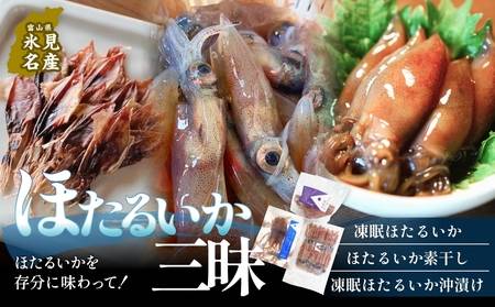 ほたるいか三昧 ホタルイカ イカ 漬け 素干し 富山県 氷見市 　ホタルイカ