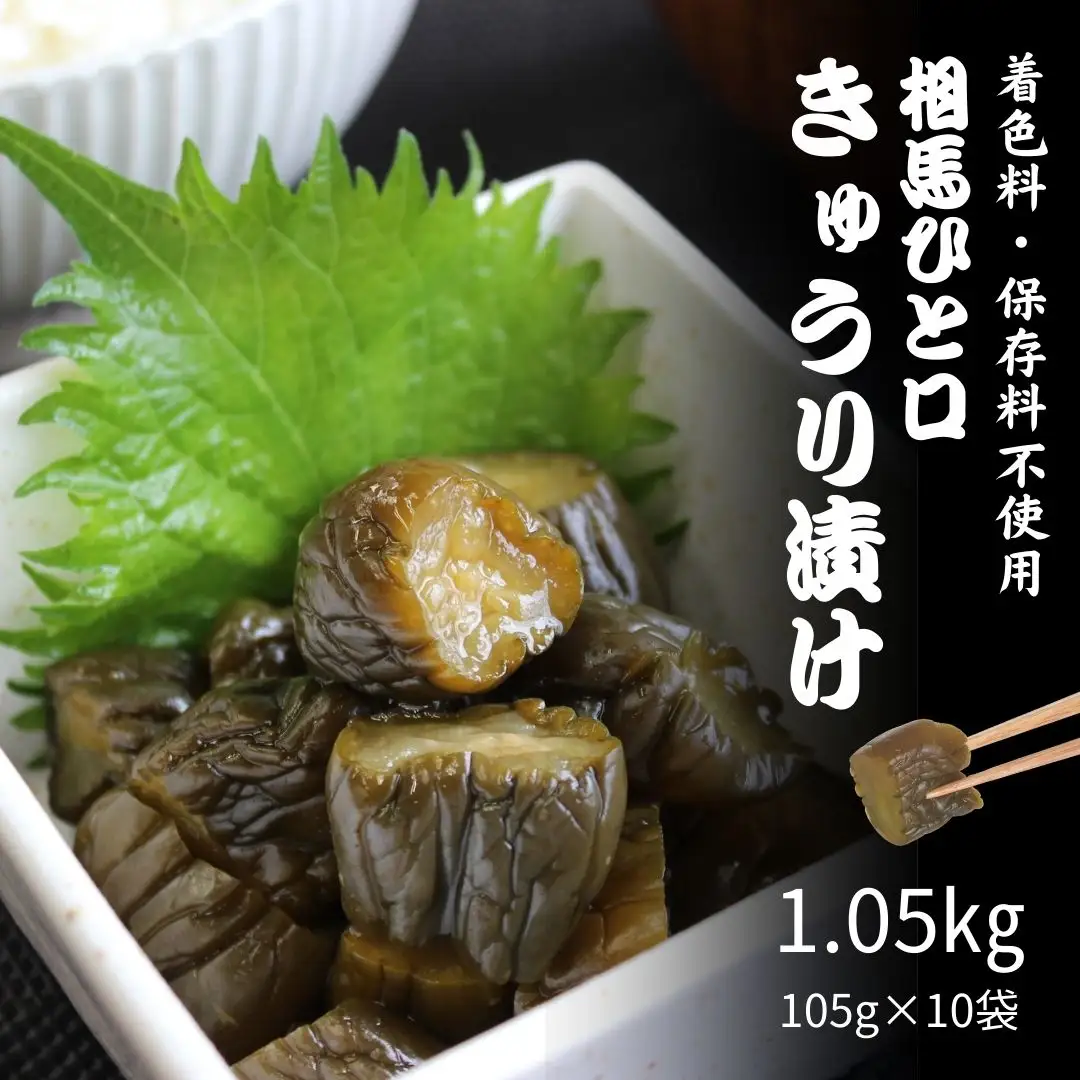 相馬ひと口きゅうり漬 105g×10袋 ｜ 漬物 おつまみ